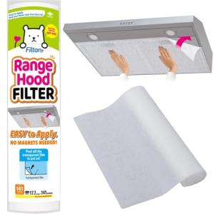 Universal Peel & Stick Range Hood Filter