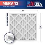 BNX TruFilter 12x12x1 MERV 13 Air Filters 6-Pack