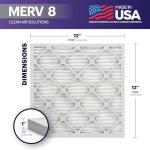 BNX TruFilter 12x12x1 MERV 8 Air Filters (6-Pack)