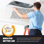 BNX TruFilter MERV 11 12x20x1 Air Filters - 6-Pack