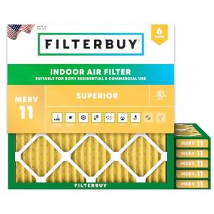 MERV 11 Pet & Allergy Air Filters (6-Pack)