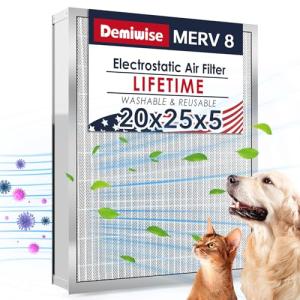 Demiwise MERV 8 Washable Electrostatic Air Filter