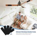 5 Pack Universal Ceiling Fan Air Purifier Filters