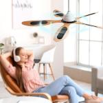 10-Pack Activated Carbon Ceiling Fan Blade Filters