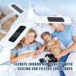 5 Pack Universal Ceiling Fan Air Purifier Filters