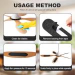 10-Pack Activated Carbon Ceiling Fan Blade Filters