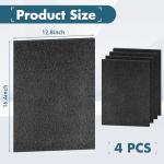 Pangda 4 Pack Activated Carbon Pre Filters for Winix