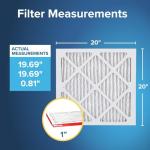 Filtrete Micro Allergen HVAC Air Filter 4-Pack