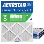 Aerostar Clean House MERV 8 Pleated Air Filters 4-Pack