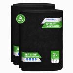 Activated Carbon Filter Sheet 16” x 48” (2-Pack)
