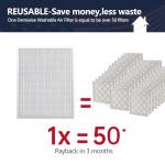 Demiwise MERV 8 Washable Electrostatic Air Filter