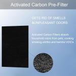 12-Pack Activated Carbon Pre-Filters for Winix