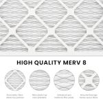 Komashr 4-Pack 8x8x1 MERV 8 Air Filters