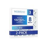 WEBISAU 12x12 Air Filter MERV 8 - 2 Pack