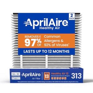AprilAire 313 MERV 13 Air Filter Pack of 2