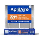 AprilAire 313 MERV 13 Air Filter Pack of 2