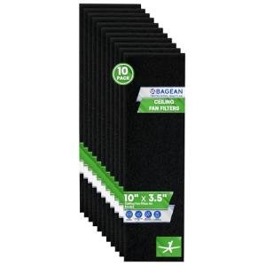 Coconut Shell Ceiling Fan Filters - 10 Pack