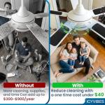 Ceiling Fan Filters - 10 Pack Activated Carbon Pads