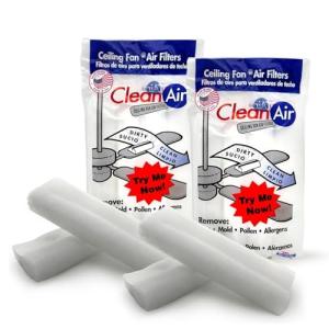 BioStrike Easy-Attach Ceiling Fan Blade Filters