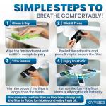 Ceiling Fan Filters - 10 Pack Activated Carbon Pads