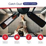 BioStrike Easy-Attach Ceiling Fan Blade Filters