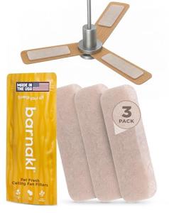 Pet Fresh Ceiling Fan Filters – 3 Pack
