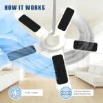 FreshOasis 10 Pack Activated Carbon Ceiling Fan Filters