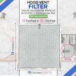 Bagean Aluminum Range Hood Filter 2-Pack