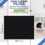 Charcoal Range Hood Filter for Broan & Nutone