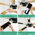 10 Pack Coconut Carbon Ceiling Fan Filters