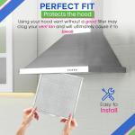 Bagean Aluminum Range Hood Filter 2-Pack