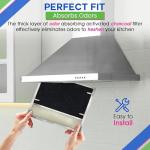 Charcoal Range Hood Filter for Broan & Nutone