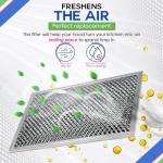 Stove Hood Vent Filter 10.5" x 8.8" - 2-Pack