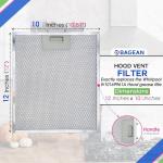 Bagean Range Hood Filter Replacement, 2-Pack