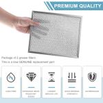 2 Pack Aluminum Range Hood Filter Replacement