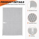 2026 Upgrade Aluminum Range Hood Filter 2 Pack