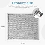 2 Pack Aluminum Range Hood Filter Replacement