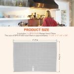 2026 Upgrade Aluminum Range Hood Filter 2 Pack