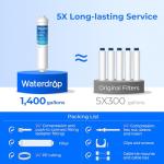 Waterdrop Inline Refrigerator Water Filter - NSF Certified