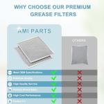 2 Pack Aluminum Range Hood Filter Replacement