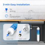 Waterdrop Inline Refrigerator Water Filter - NSF Certified