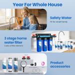 Whole House Water Filtration System with Extra Filters
