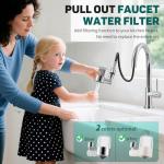 Sink Faucet Water Filter with 2-Mode Spray