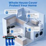 Whole House Water Filtration System with Extra Filters
