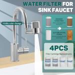 Sink Faucet Water Filter with 2-Mode Spray