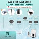 Sink Faucet Water Filter with 2-Mode Spray