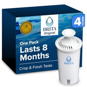 Brita Standard Water Filters for Pitchers - 4 Pack