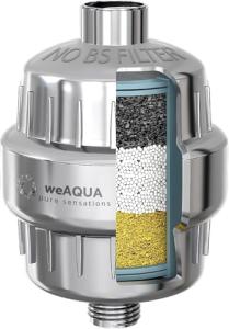 weAQUA Heavy Duty Shower Filter for Hard Water