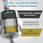 weAQUA Heavy Duty Shower Filter 2 Pack