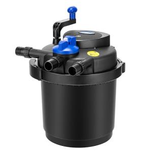 VIVOHOME Pressurized Pond Filter with Light